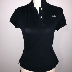 LeTigre black polo shirt. Size M.